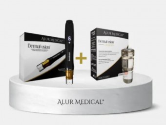 Kit Caneta DermaFusion + Cartucho 12 agulhas