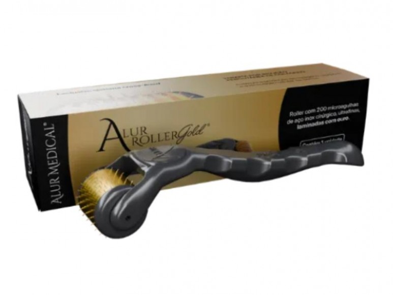 Alur Roller Gold® 1,50mm - Roller 200 agulhas para microagulhamento
