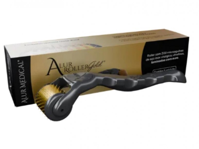 Alur Roller Gold® 1,00mm - Roller 200 agulhas para microagulhamento