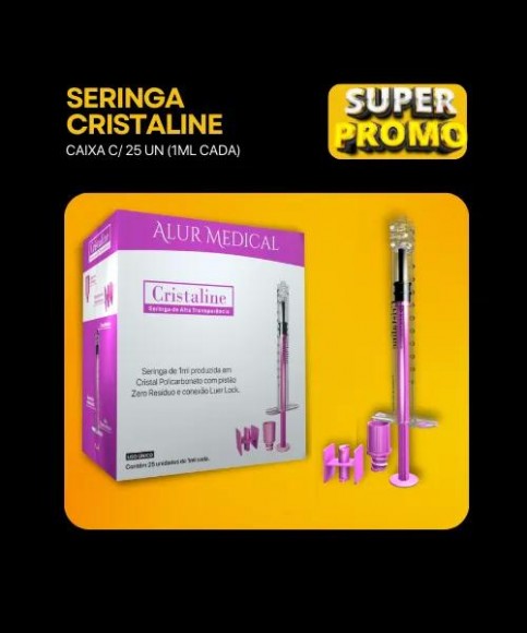 Cristaline - Seringa Zero Resíduo 1ml
