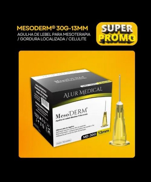 Agulha MesoDerm® 30G-13mm
