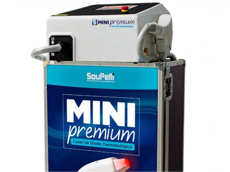Mini Premium - Máquina de Depilação a Laser com Tecnologia de Diodo 810nm e Ponteira a -9ºC
